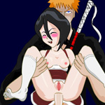 Rukia fucked in the ass